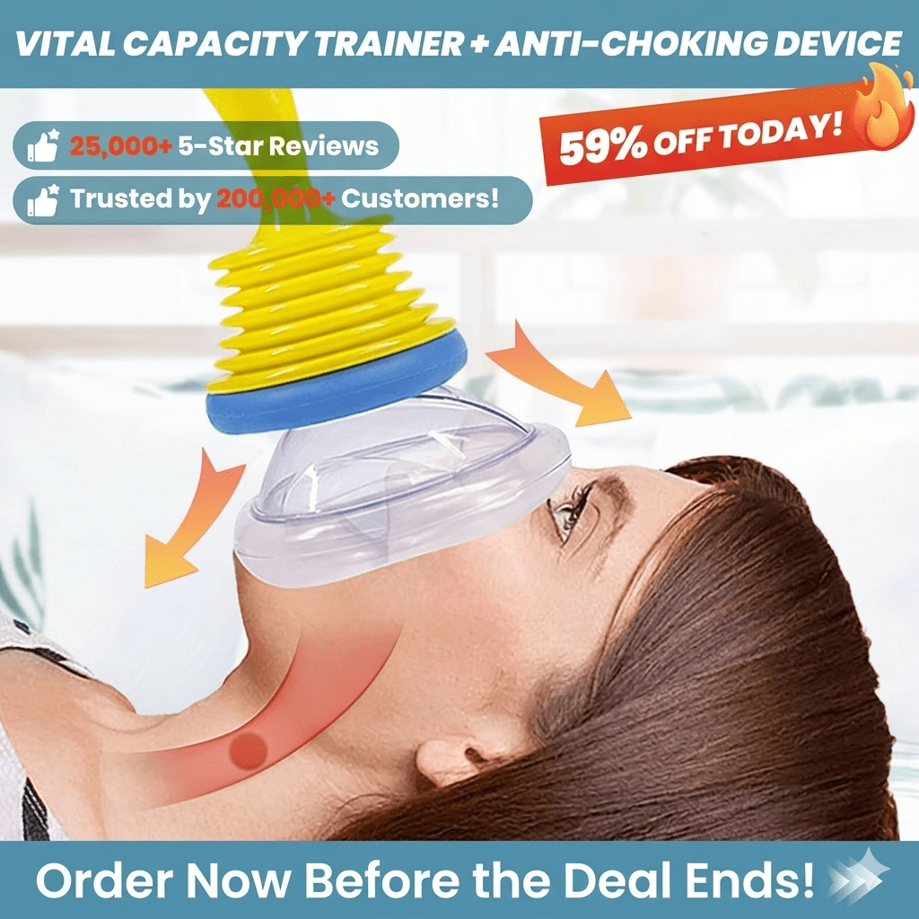 cartog™Professional Vital Capacity Trainer & Emergency Anti - Choking Device - 2 - in - 1 Respiratory Health & Life - Saving Kit - EDC - cartographermarket