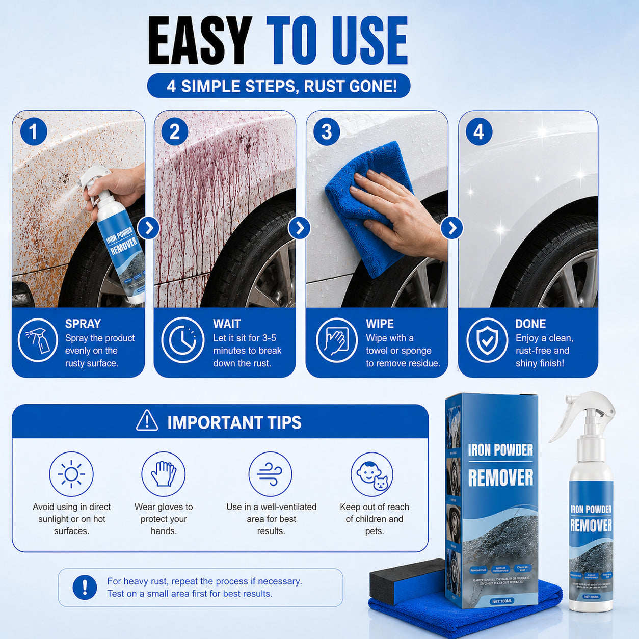 🏎️ LAST DAY 75% OFF 🛡️ Orodira®Rust-preventing cleaning spray-EDC