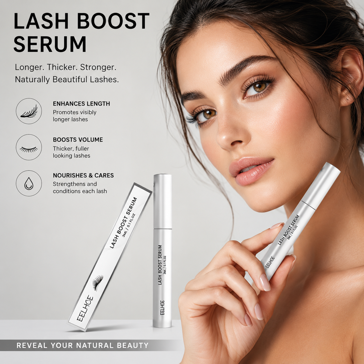 Longer. Thicker. Stronger. Lashes Every Single Day.-EDC
