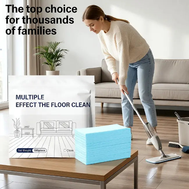 Floor Cleaning Tablets Multi-Surface Cleaner for Hardwood Laminate Tile & RV Walls Antibacterial Deodorization Maintenance-EDC