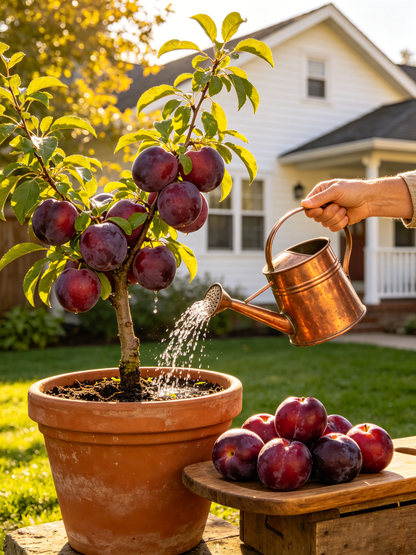🌱Backyard Plum Tree: Heavy Fruiting, Easy to Grow & Highly Resilient-SUY