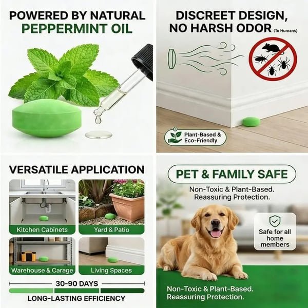 12 Pack Peppermint PestRepellent Balls - Mice RatsSpiders Gone! - EDC1 - cartographermarket