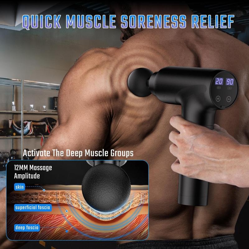 💪Mini Comfort Electric Massage Gun – Handheld Percussion Massager for Everyday Muscle Massage-VIM