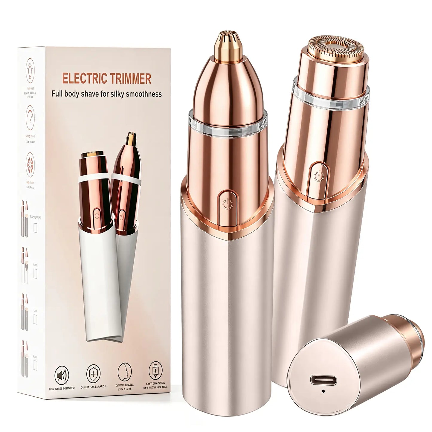 Rechargeable Precision Facial Hair Remover for Women-OKL
