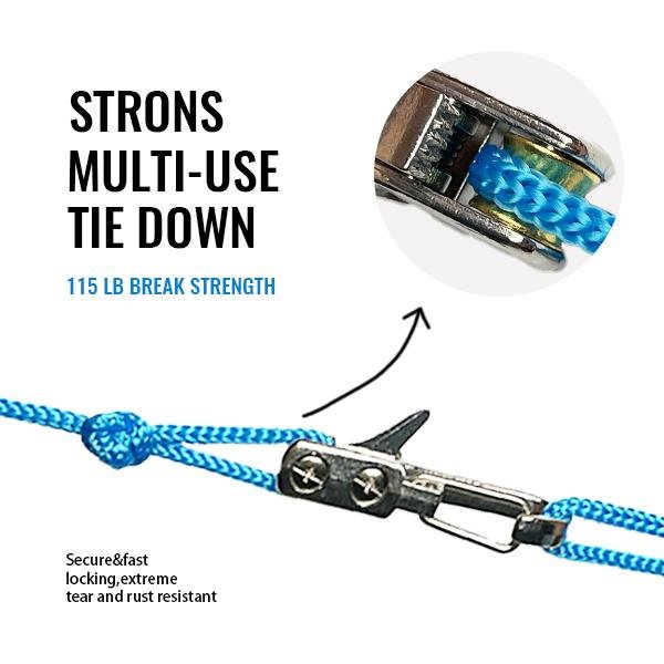 2026 New Rope Roller with Accessory Cord - Easy Secure Tie Down for Outdoor,Camping, Marine Rope,and Boating Guy Lines ,Tools Gadgets,Truck Stuff ,Car Essentials-VIM - cartographermarket
