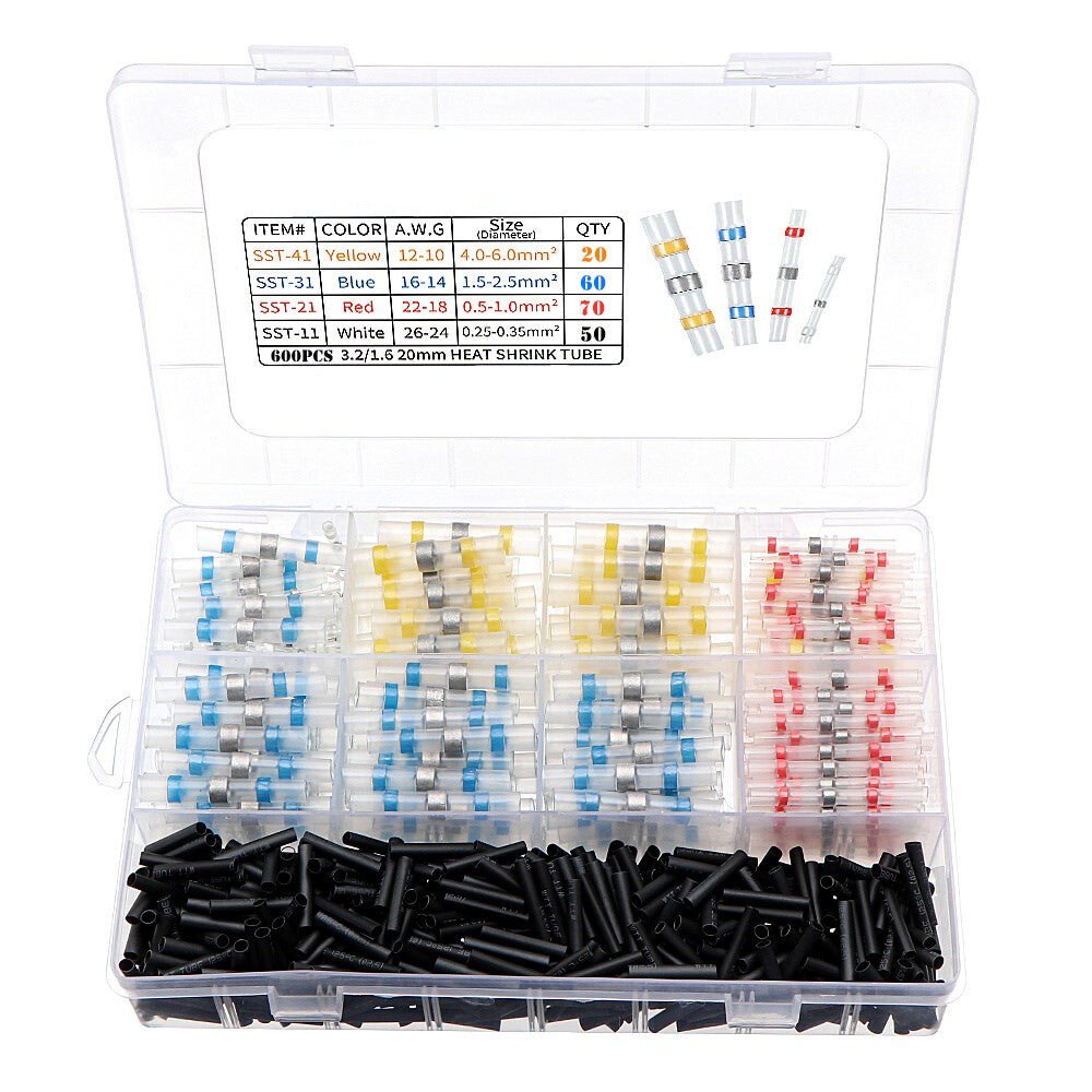 300PCS Haisstronica SolderSeal Wire Connectors-EDC - cartographermarket