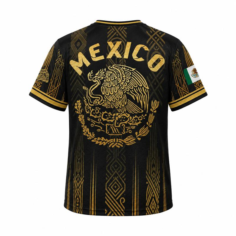 Men's Mexican Aztec Soccer Top - Mexico 2026 Jersey-EDC