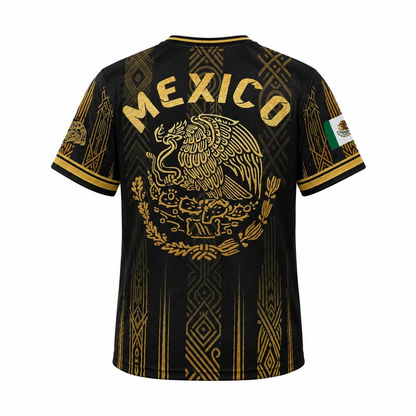 Men's Mexican Aztec Soccer Top - Mexico 2026 Jersey-EDC