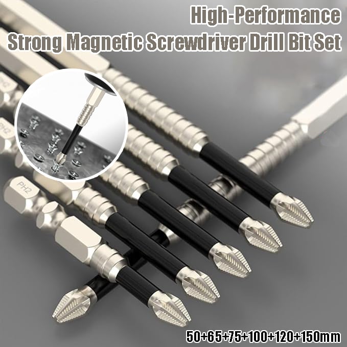 Magnetic Anti-Slip Screwdriver Bit Set-EDC