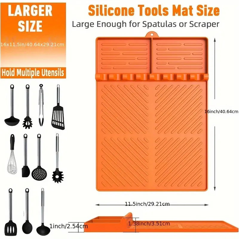 Silicone Grill Mat Compatible with Blackstone Griddle-EDC