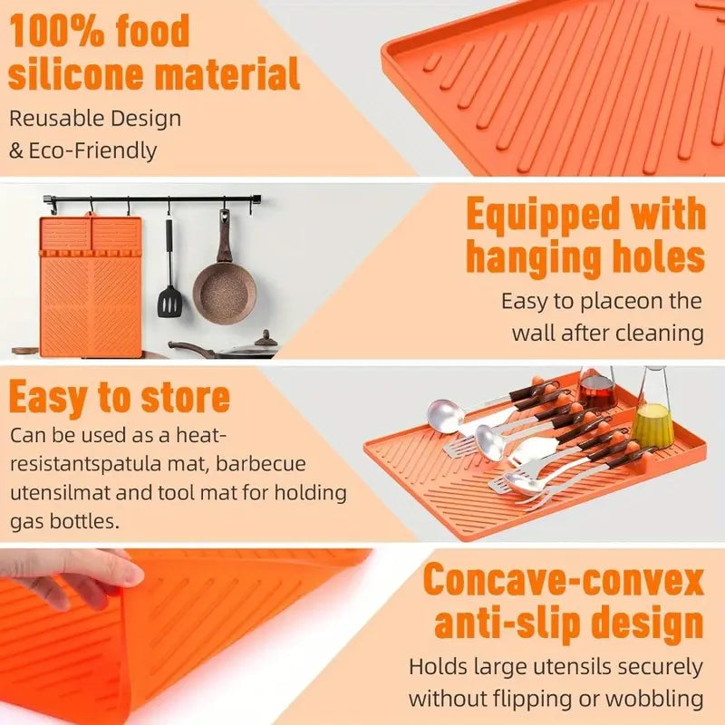 Silicone Grill Mat Compatible with Blackstone Griddle-EDC