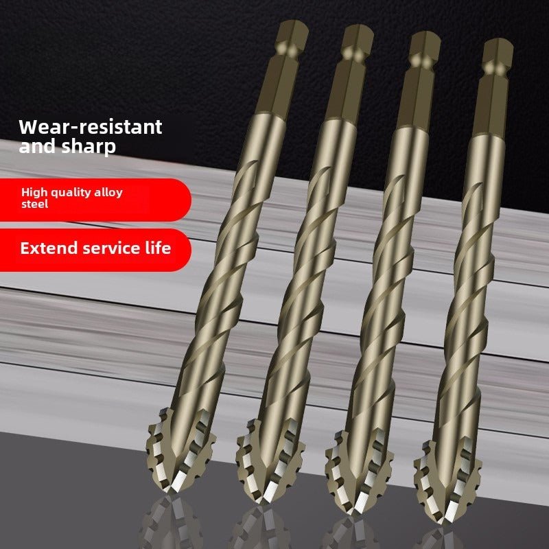 5pc Titanium-Coated Combination Drill & Tap Bit Set – HSS One-Step Drilling & Threading Tool-EDC - cartographermarket