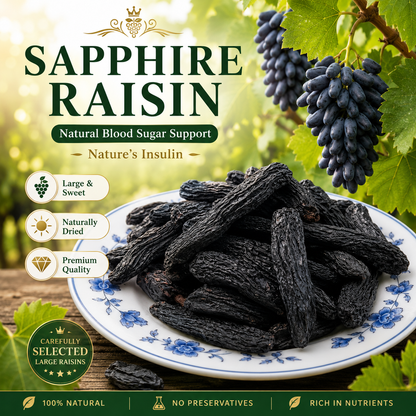 【100% Natural】Turpan Sapphire Raisins Turpan Blue Raisins-EDC