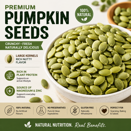 "Premium Roasted Pumpkin Seeds – Crunchy, Healthy, & Perfect for Snacking! 🎃 Limited Time Offer!"-OKN