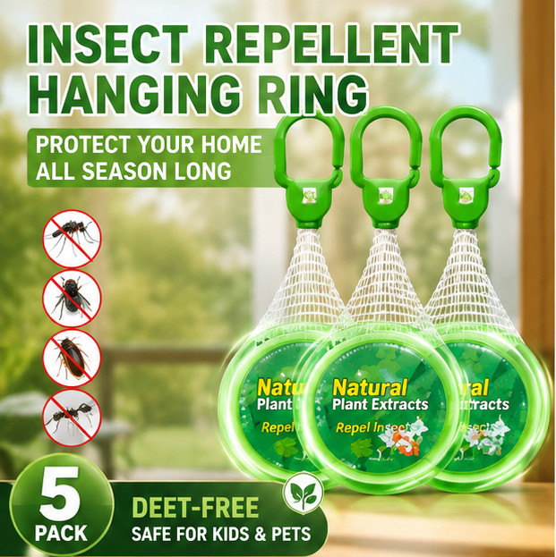Natural Insect Repellent Rings– Safe Mosquito & Insect Protection for Indoor-EDC