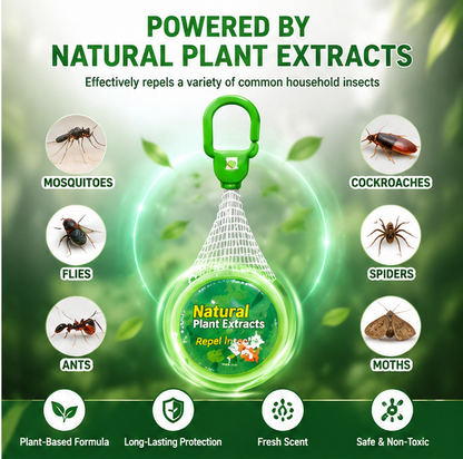 Natural Insect Repellent Rings– Safe Mosquito & Insect Protection for Indoor-EDC