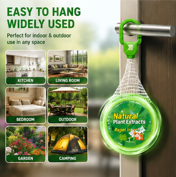Natural Insect Repellent Rings– Safe Mosquito & Insect Protection for Indoor-EDC
