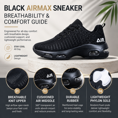 Lightweight Air-Cushioned Trainers: Maximum Comfort for Your Daily Steps-OKN