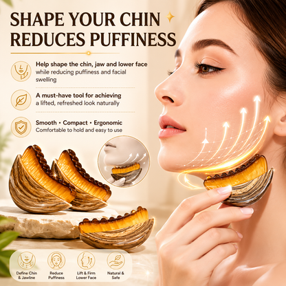 Cotsoco Lymphatic Contour Face Brush for Jawline & Chin Sculpting-EDC