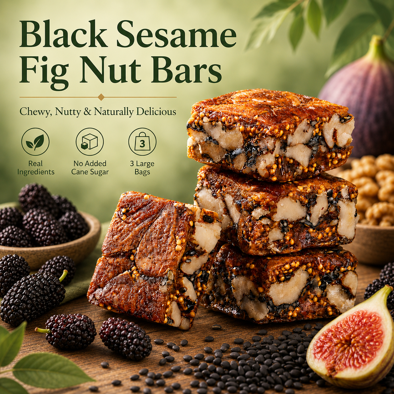【Natural Herbal Snack】Fig Astragalus Codonopsis And Walnut Pie-EDC