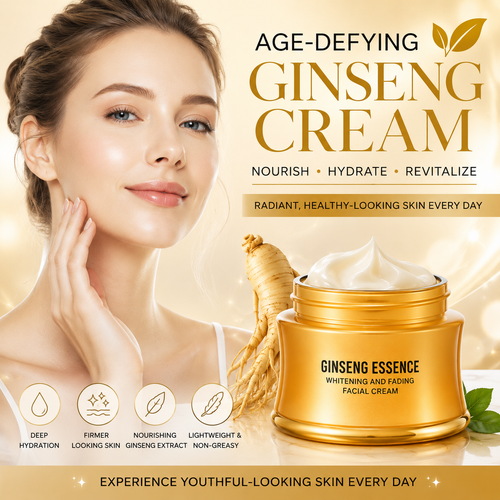 💎 Gold Ginseng Anti-Aging Face Cream – Firming, Hydrating & Skin Renewal Moisturizer-OKN