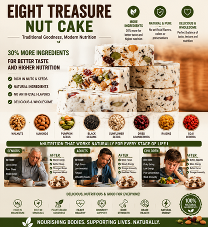 Ancient Recipe, Modern Wellness – Premium Eight Treasure Nut Cake-OKN