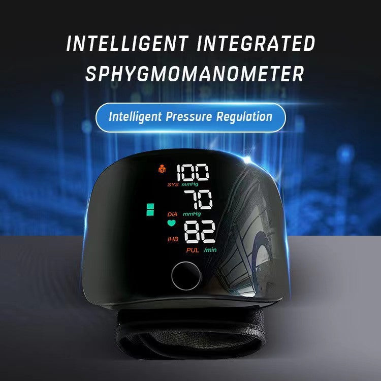 HD LED Display Portable Wrist Blood Pressure Monitor - Perfect Gift for You & Family-SUY