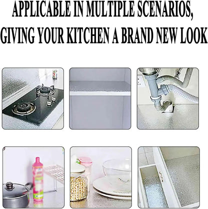 Peel and Stick Wallpaper, Waterproof Contact Paper for Kitchen Countertops Cabinets-EDC