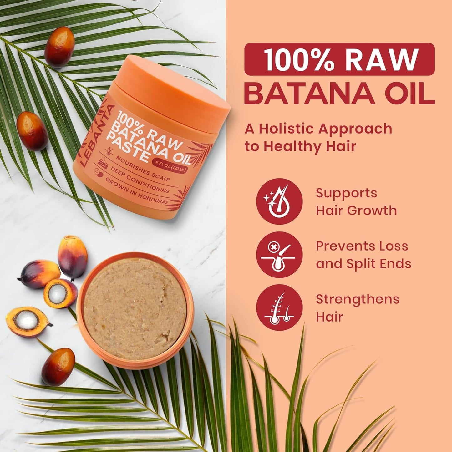 💪 Batana Oil Growth Mask – Repair Damage & Boost Thicker, Healthier Hair 🌟 - EDC - cartographermarket