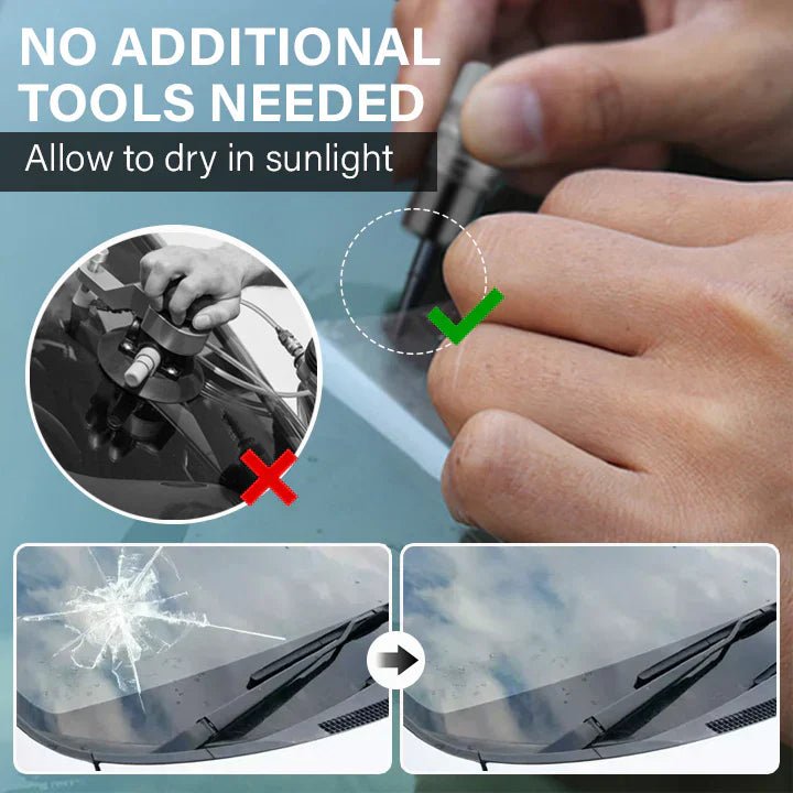 Cartogra™ GlassFix Guard 2026 Windshield CrackRepair Formula - EDC - cartographermarket