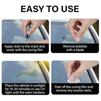 Cartogra™ GlassFix Guard 2026 Windshield CrackRepair Formula - EDC - cartographermarket