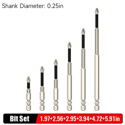 Magnetic Anti-Slip Screwdriver Bit Set-EDC