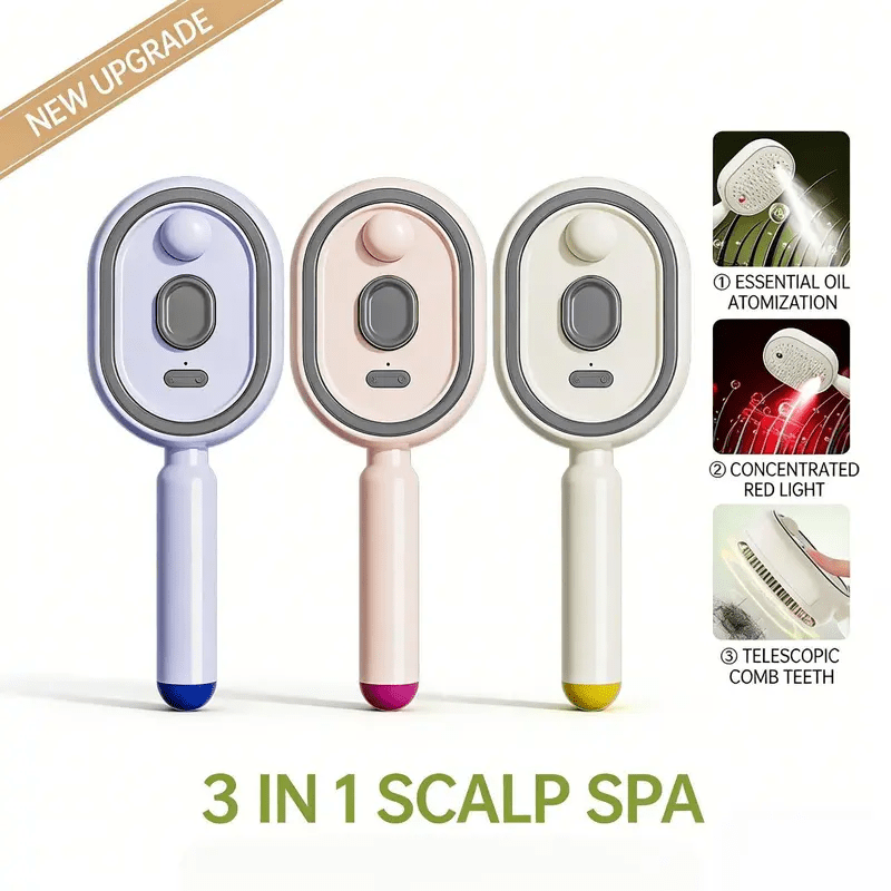 🔥Day Sale 50% OFF🔥Electric Spray Air Cushion Massage Comb-EDC - cartographermarket