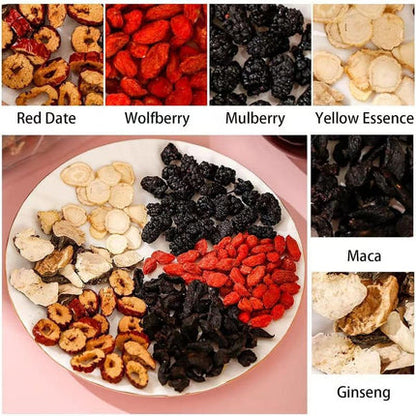 Ginseng Five Treasure Tea | Healthy Kidney Tea for Men & Women-SUY