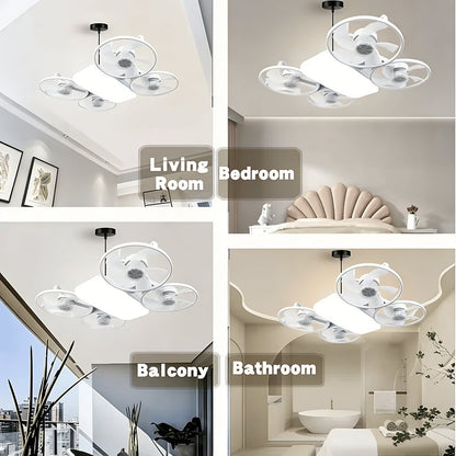✨ Drone - Style LED Ceiling Fan Light – Modern Lighting & Airflow in One - EDC - cartographermarket