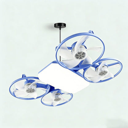 ✨ Drone - Style LED Ceiling Fan Light – Modern Lighting & Airflow in One - EDC - cartographermarket