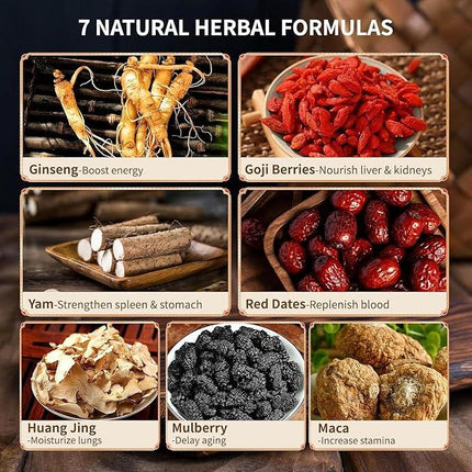 Ginseng Five Treasure Tea | Healthy Kidney Tea for Men & Women-SUY