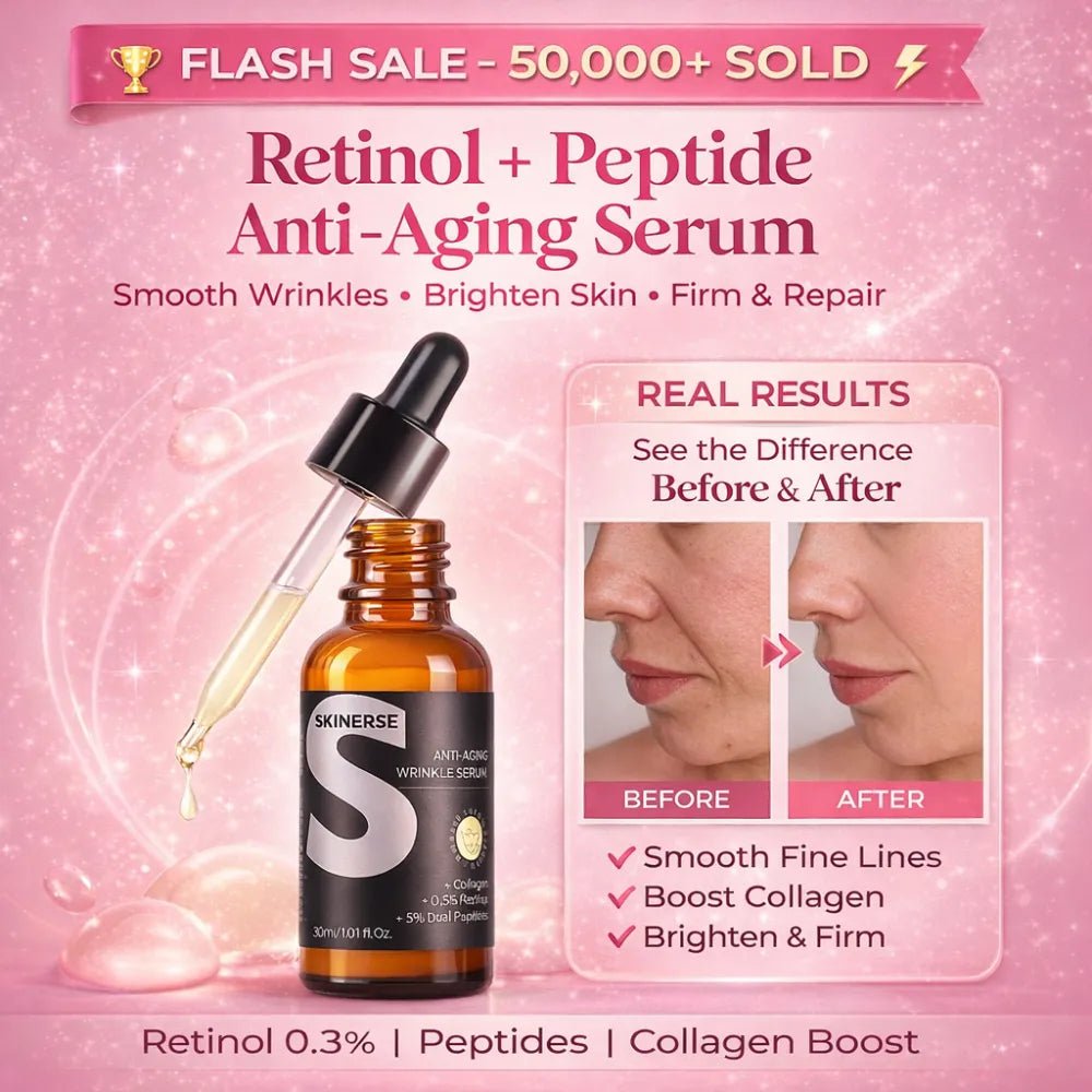 Eealnest🏆Flash Sale⚡ 50K+ SOLD! 💥 - Retinol & Peptide Anti - Aging Wrinkle Serum - EDC1 - cartographermarket