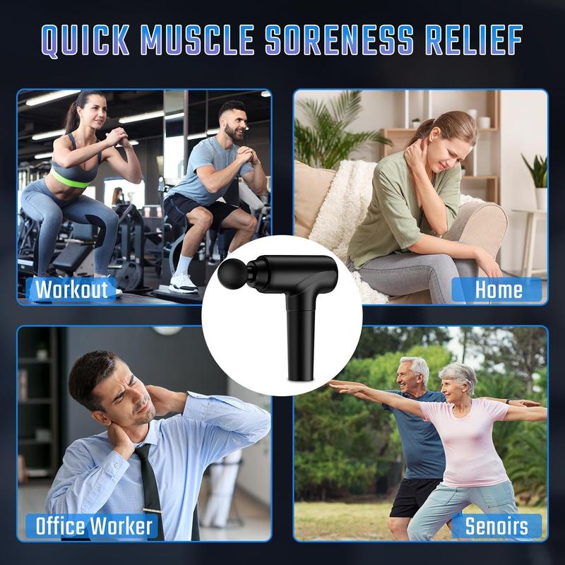 💪Mini Comfort Electric Massage Gun – Handheld Percussion Massager for Everyday Muscle Massage-VIM