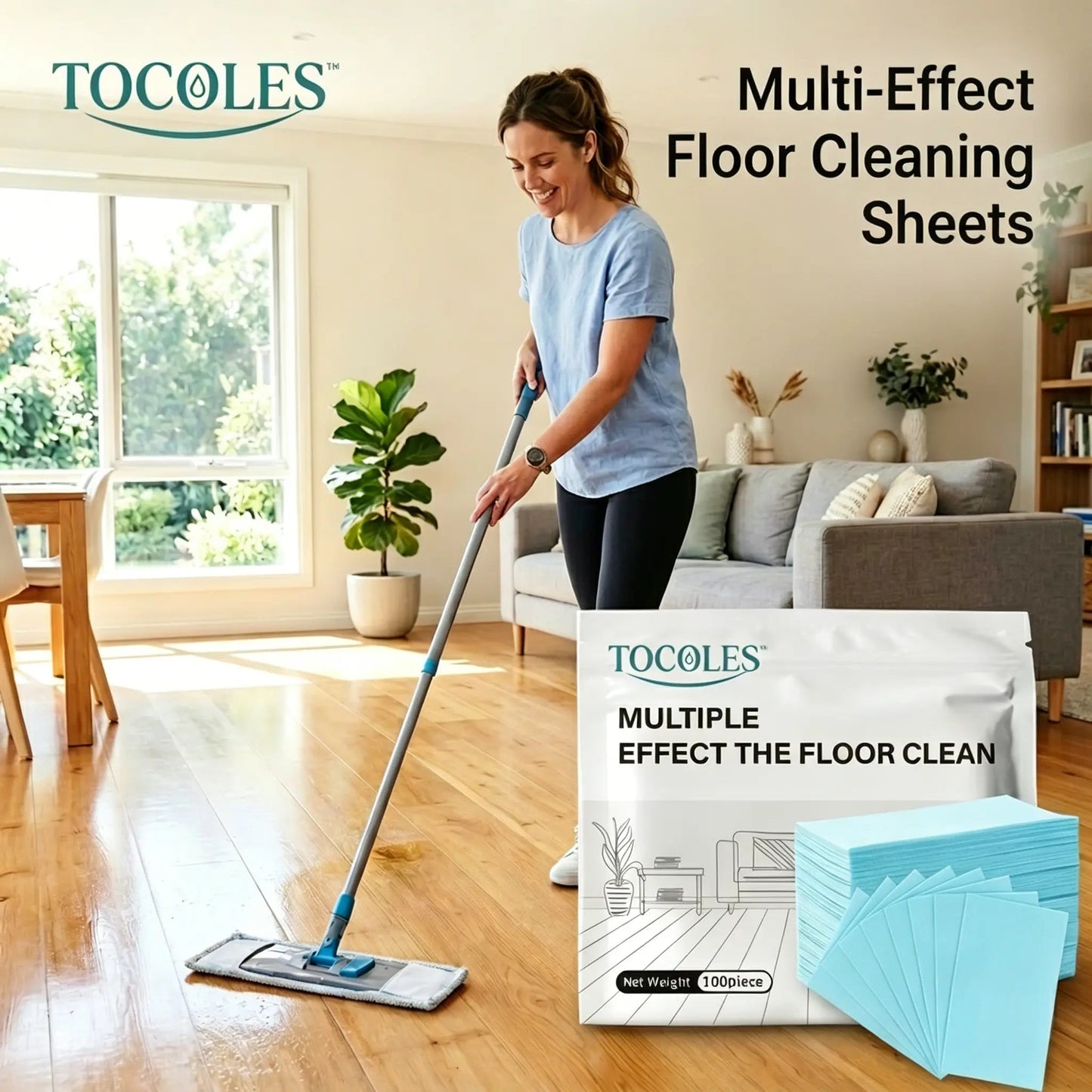 Floor Cleaning Tablets Multi-Surface Cleaner for Hardwood Laminate Tile & RV Walls Antibacterial Deodorization Maintenance-EDC - cartographermarket