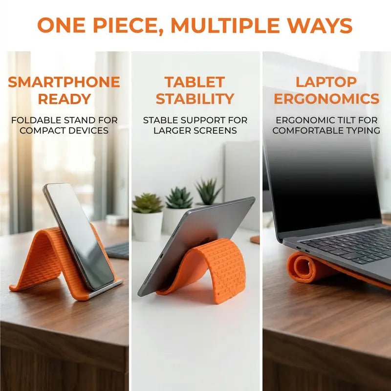 Foldable Bendable Anti - Slip Aluminum Silicone Phone Holder - OKN - cartographermarket