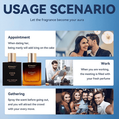 Gentlemen's Fragrance Set withCEO MAN Perfume & G.O.A.TMAN Aroma-EDC - cartographermarket
