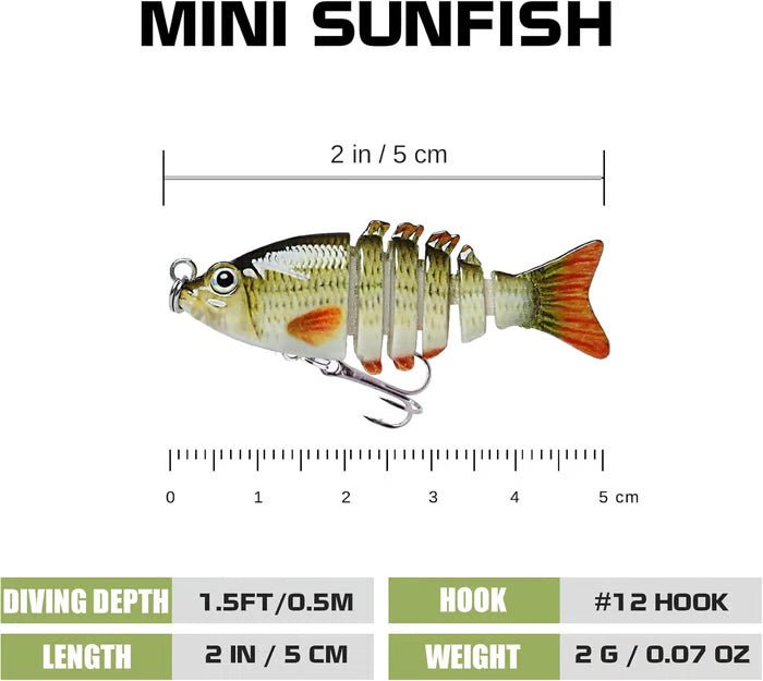 🔥 HOT SALE 49% OFF🔥2'' Lifelike Fishing Lures for Freshwater and Saltwate - EDC - cartographermarket