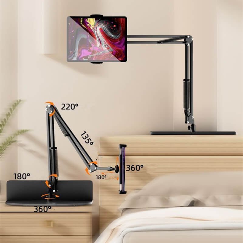🏗️ Industrial - Grade Metal Long Arm Stand - Total Hands - Free Freedom! 🚀 - EDC - cartographermarket