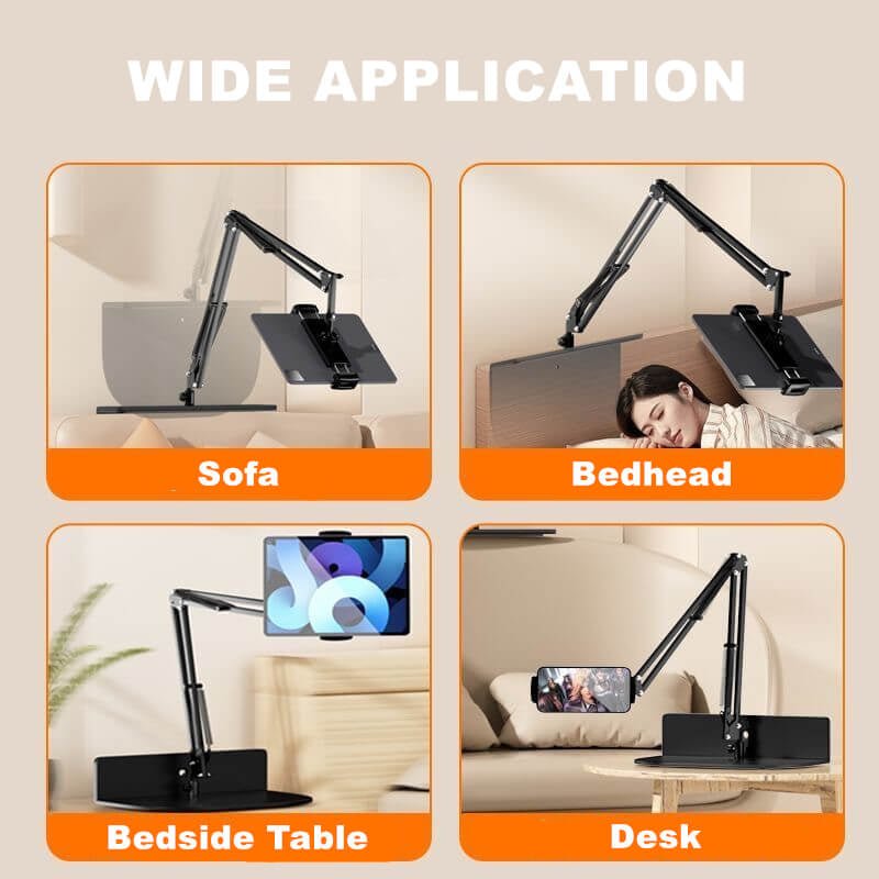 🏗️ Industrial - Grade Metal Long Arm Stand - Total Hands - Free Freedom! 🚀 - EDC - cartographermarket