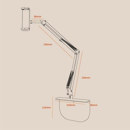 🏗️ Industrial - Grade Metal Long Arm Stand - Total Hands - Free Freedom! 🚀 - EDC - cartographermarket