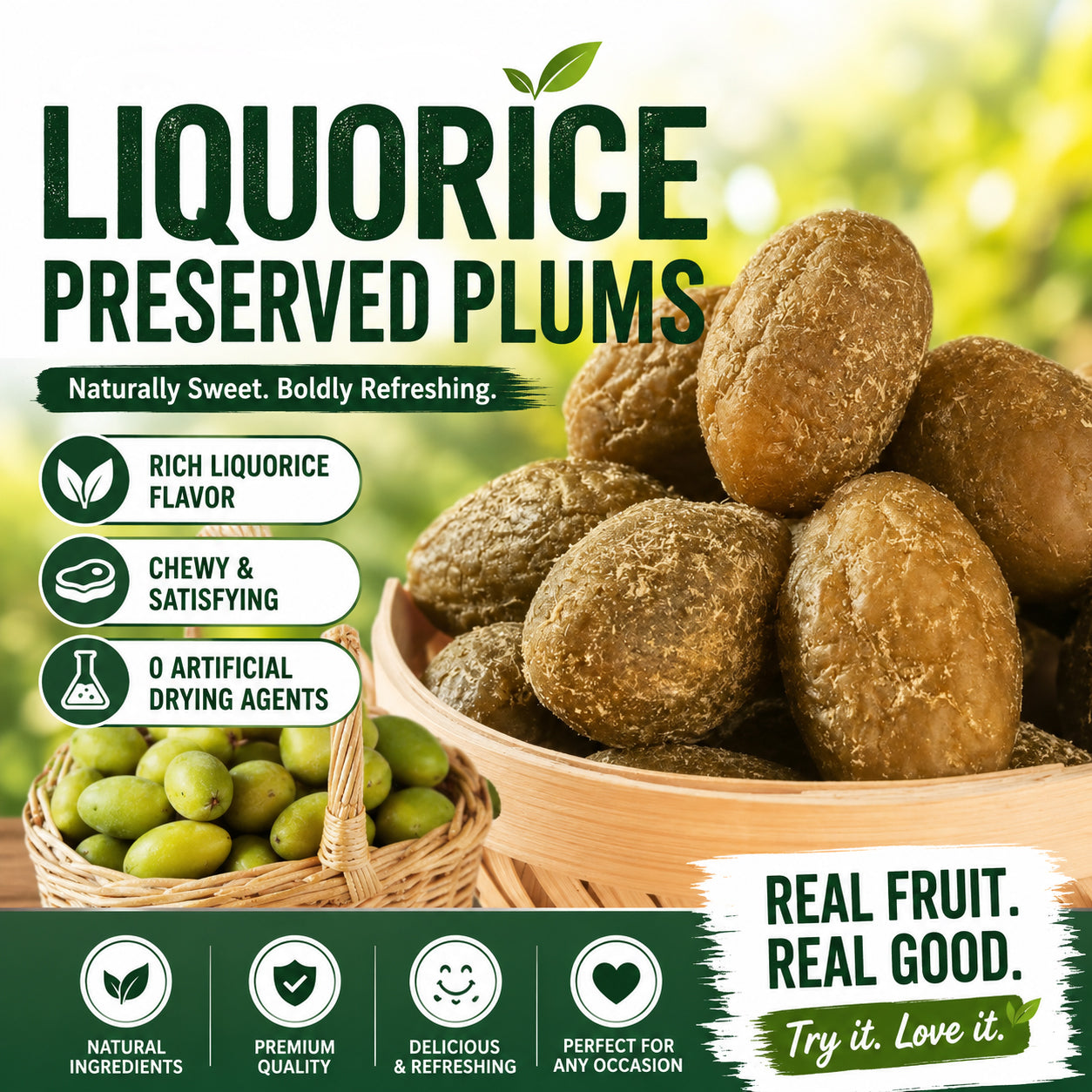 🔥 Sweet, Tangy & Addictively Good – Premium Licorice Plums-OKN