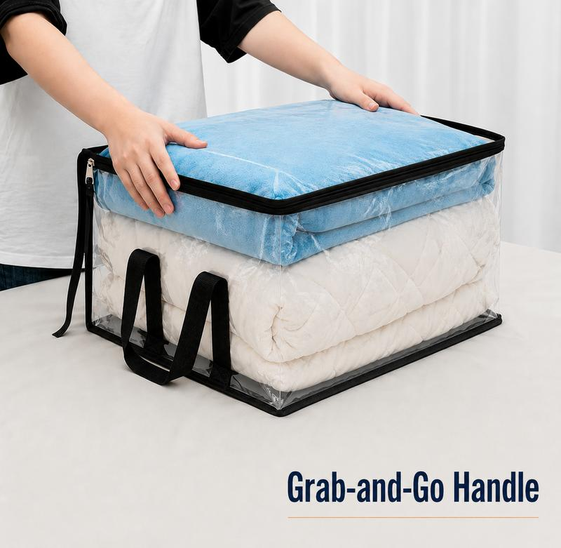 🧸PVC Storage Bag With Handle, Household Storage Organizer -VIM