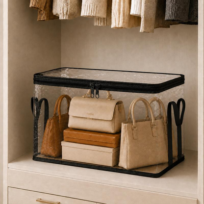 🧸PVC Storage Bag With Handle, Household Storage Organizer -VIM