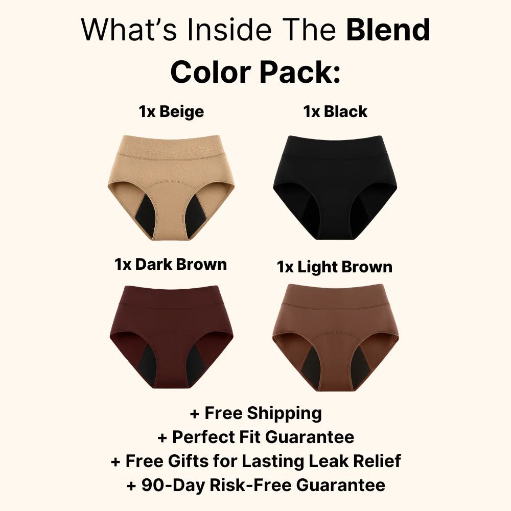 🌸💖Last Day 50% OFF 100% Leak - Proof Underwear 4 - pack - EDC - cartographermarket